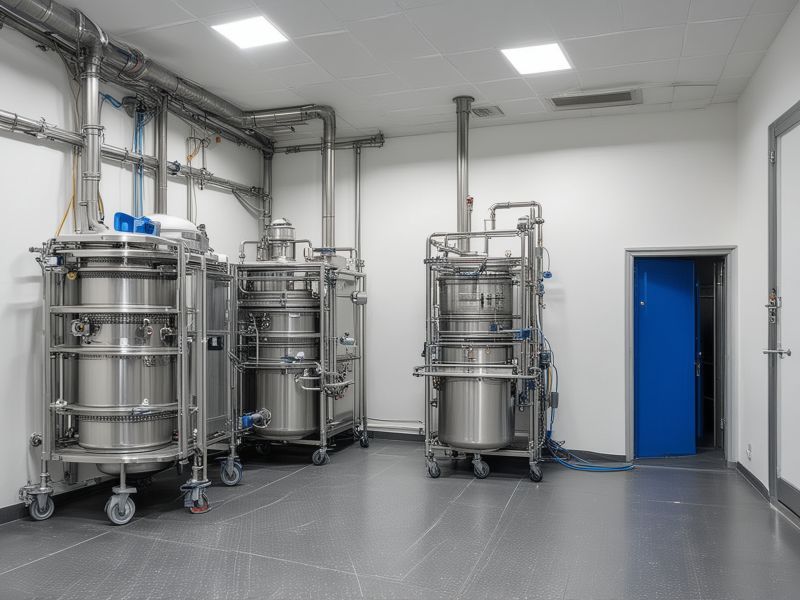 Modern cleaning facility with state-of-the-art equipment